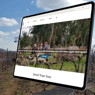 אתר אינטרנט ל Israel Wine Tour - סיור ביקבי בוטיק, טעימות יין וגבינות לחובבי יין מכל העולם
